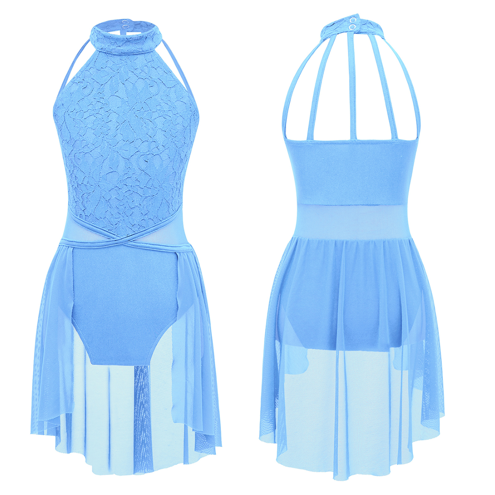 Vestido de leotardo de Ballet para niñas, traje de bailarina de baile contemporáneo lírico, ropa de actuación, clase de baile, gimnasia