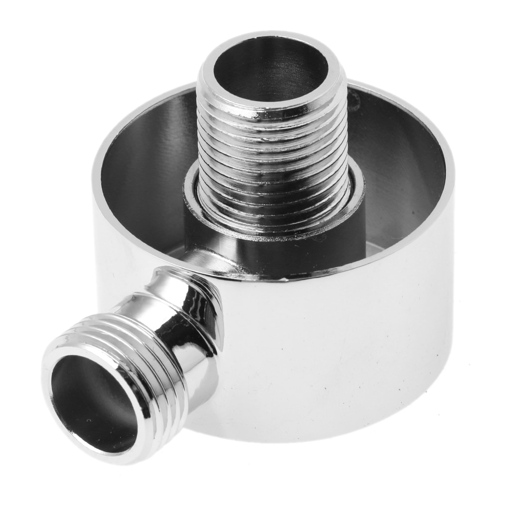 Wall-Mounted Water Outlet Spout Solid Brass Concealed Shower Plumbing Hose Shower Connector