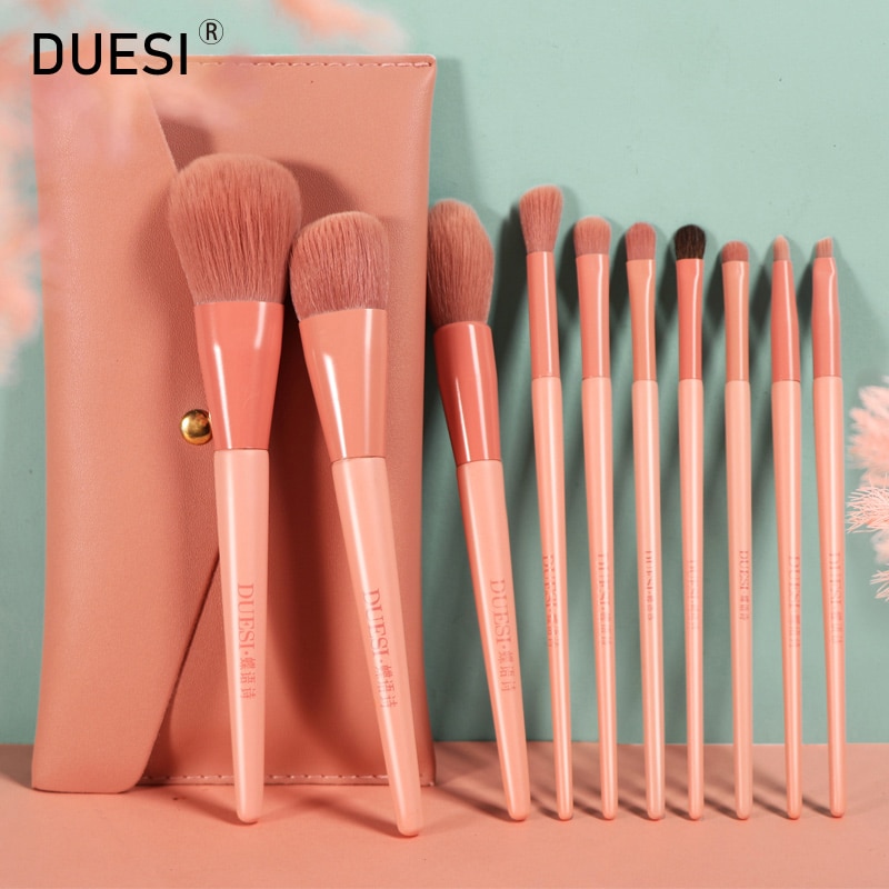 Duesi 7/8/10 -delige make-upkwastenset, oogschaduw, wenkbrauwen, concealer, blending blush, poeder, make-upkwasten, tools