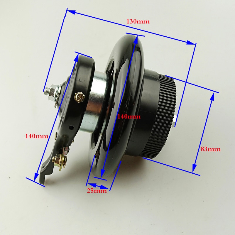 Size 6 inch 140mm Pu solid front or rear wheel with Drum brake kit for small electric scooters Mini folding scooter