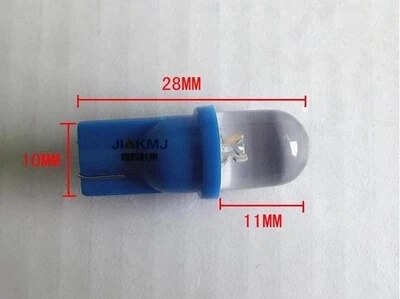 T10 led pære 5w led bil brede lys, dag og natt kjørelys, innendørs, instrument, sideblinklys