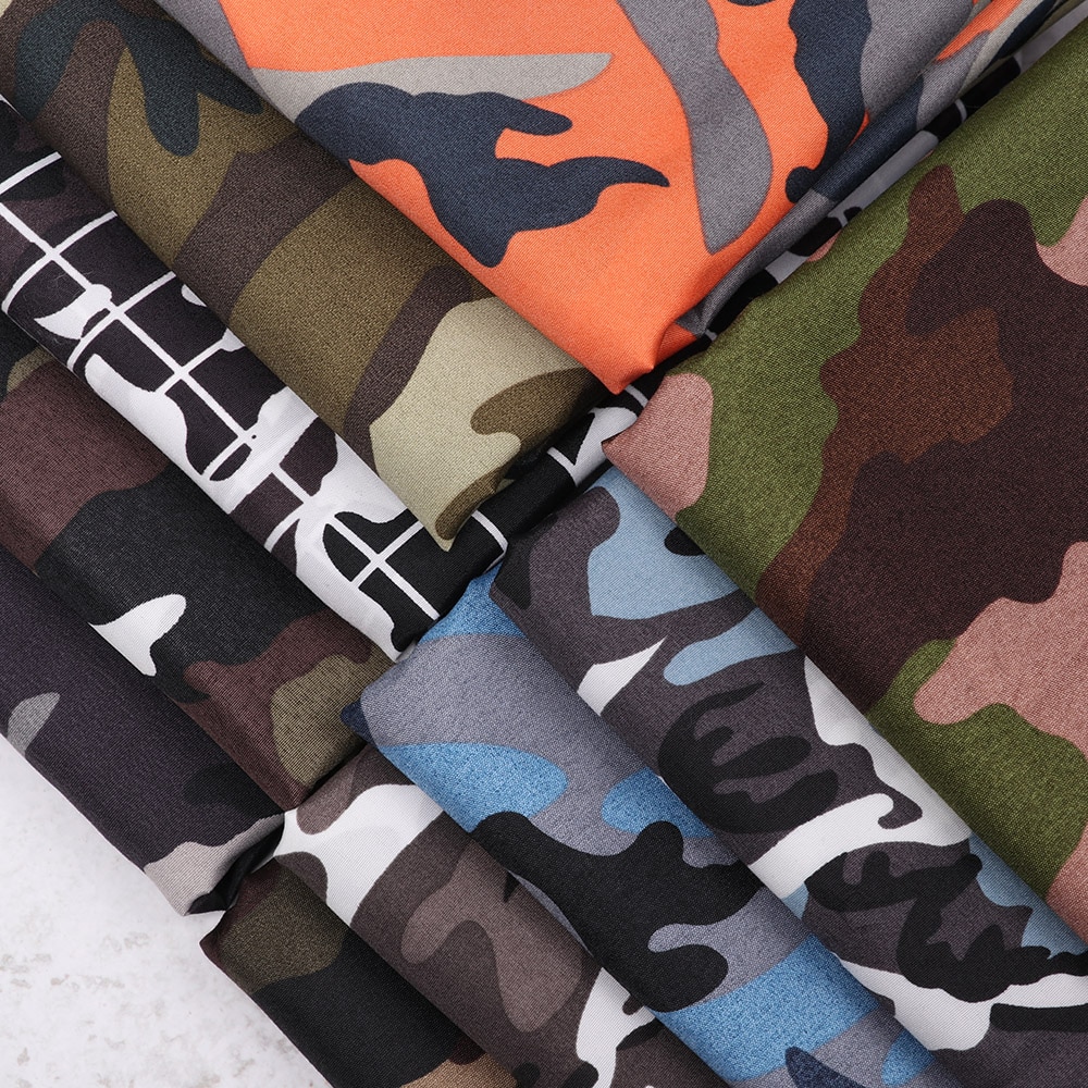 150*91cm Stoff Camouflage Print Baumwolle Tuch für Camo Tasche Tuch Nähen Spielzeug Kappe Outdoor Schals, Der Materialien DIY Handwerk