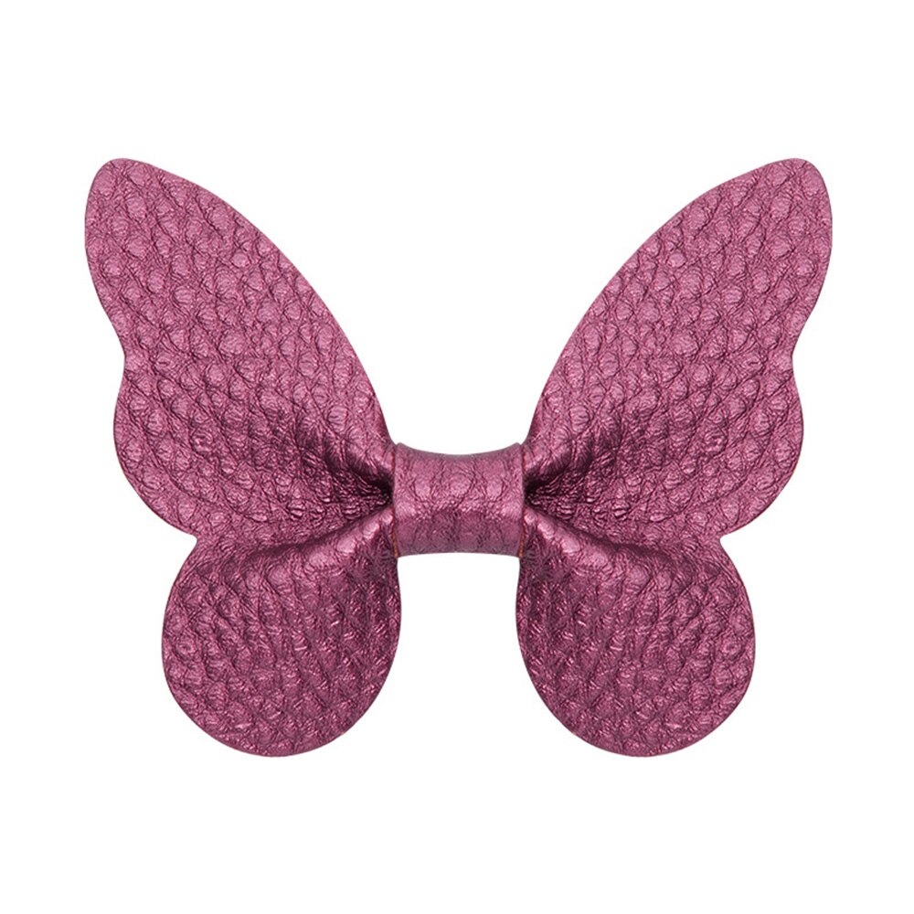 Pinces à cheveux mignonnes pour bébé, épingles à cheveux en forme de nœud papillon, accessoires pour cheveux: Rose-a