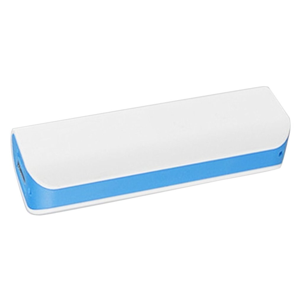 Blu Accumulatori E Caricabatterie Di Riserva Borsette Saldatura Senza PORTE USB Accumulatori E Caricabatterie Di Riserva PCB CASO del Caricatore Kit Fai Da Te ALIMENTATO Da 2600mAh 18650 batteria