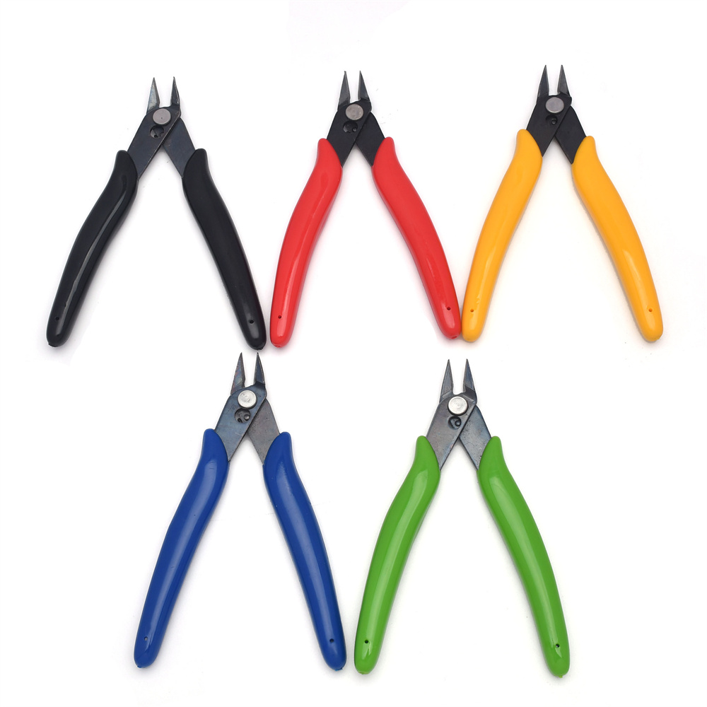 Przecinak robić drutu szczypce robić cięcia podtynkowego poręczne i ostre nożyce robić cięcia bocznego idealne nożyce robić drutu robić rzemiosła, kwiatowe, biżuteria