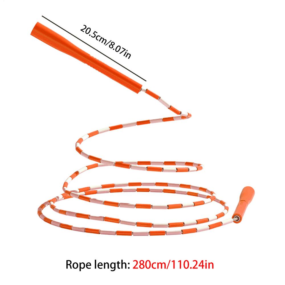 Adjustable Jump Ropes For Fitness Portable Jumping Rope Fitness And Yoga Aerobics Training For Gym Cardio Outdoor Indoor: Orange