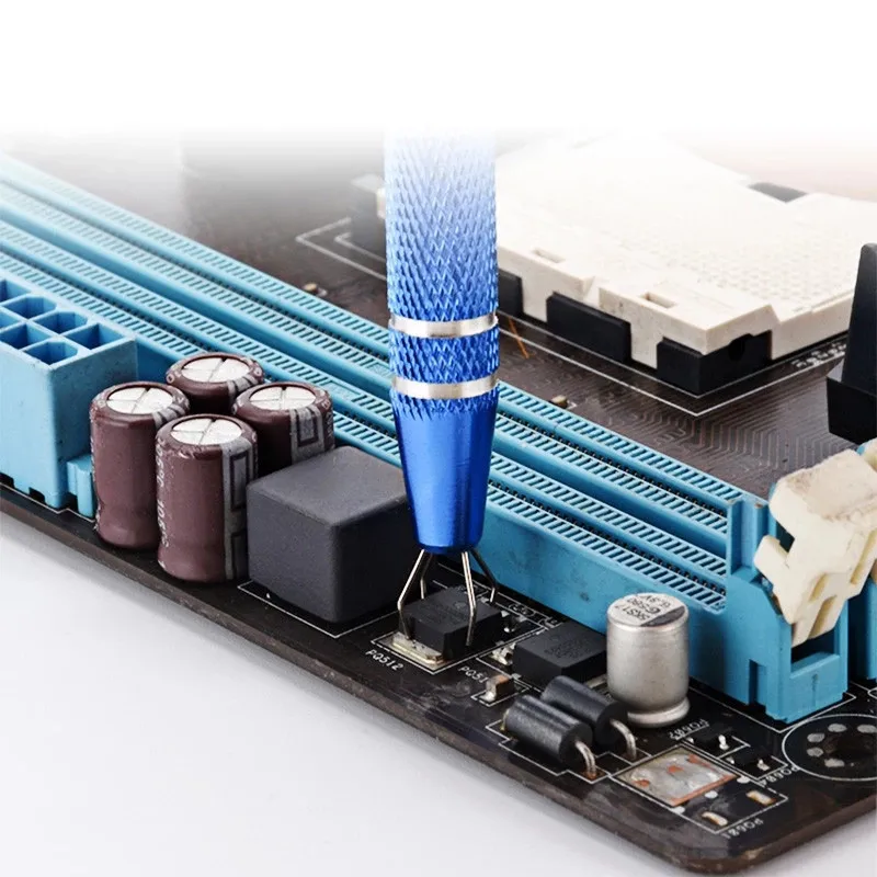 Herramientas de reparación de teléfonos, pinzas de 4 garras, Extractor IC, componente electrónico, pluma de selección de resorte, herramienta manual de reparación electrónica