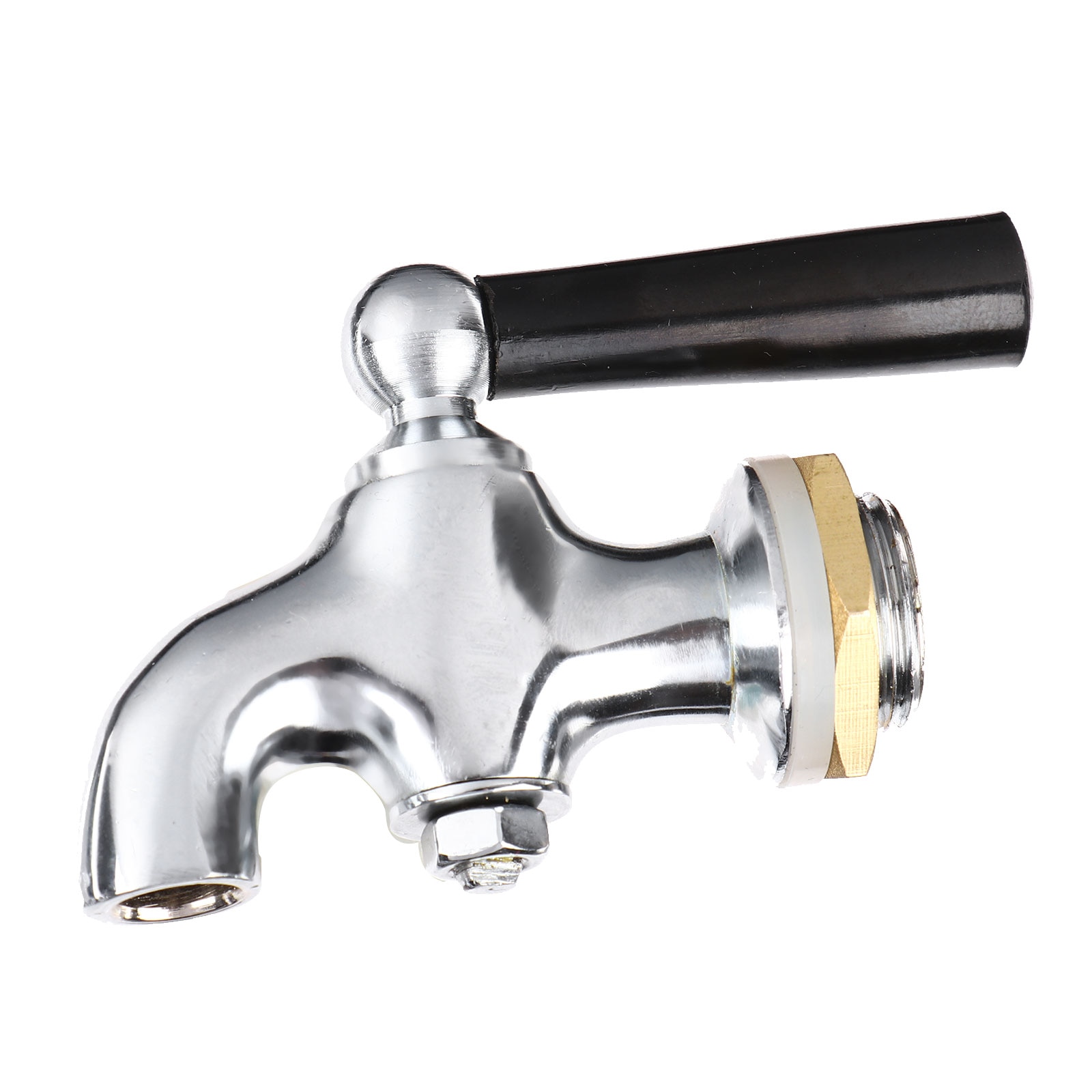 Glass Wine Bottle Faucet Washing Machine Replacement Spigot Spout Water Valve Water Crock Tap for Water Drink Beverage Dispenser: Default Title