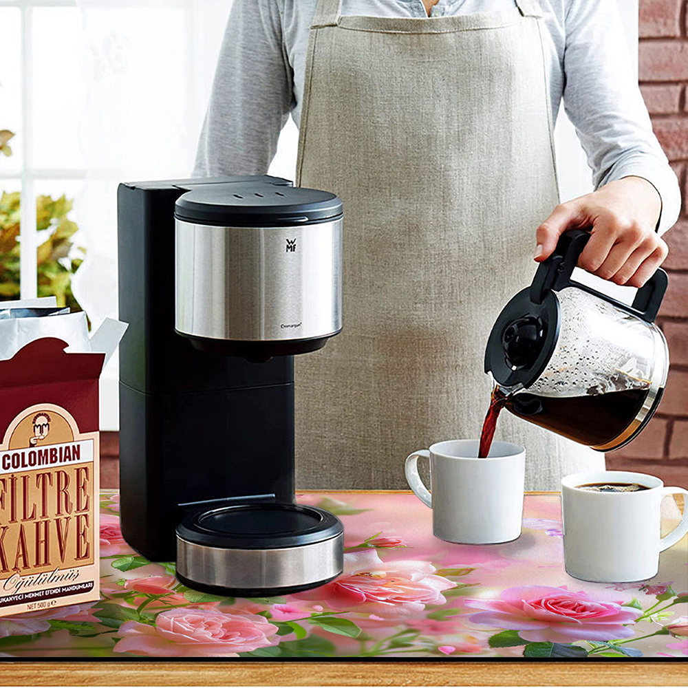 Große Küche Saugfähige matt Blumen Rosen Rutschfeste Ablassen Kaffee Erzähler Trocknen matt Schnelle Badezimmer Ablauf Pad Geschirr matt