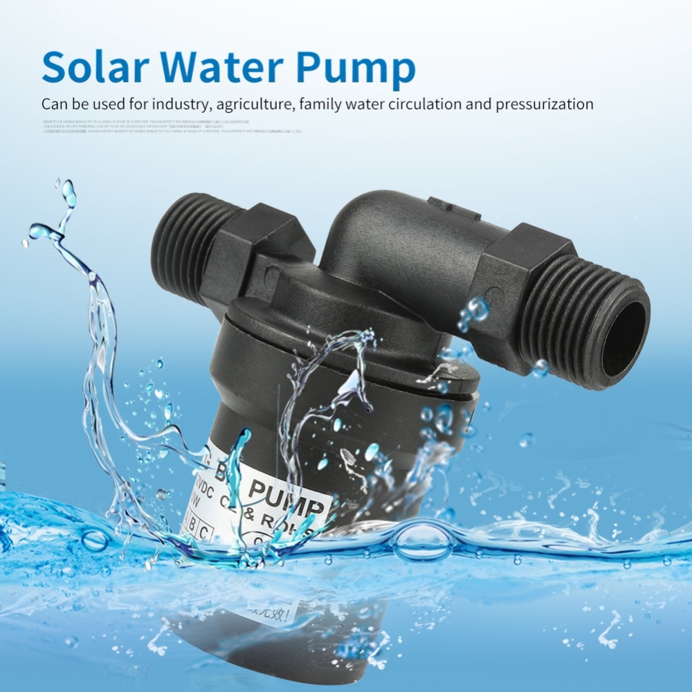 12V 10W DC Water Pump Brushless Solar Water Pump High Temperature Water Pump for Circulation Pumping