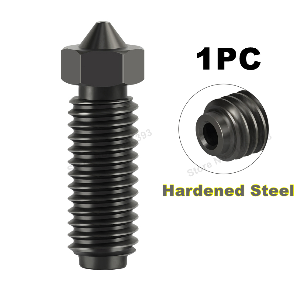 per Anycubic Kobra 3 Ugello Ottone Acciaio Temprato Ugello Stampante 3D per Anycubic Kobra 3 Combo Kobra3, 0.2 0.4 0.6 0.8 1.0mm