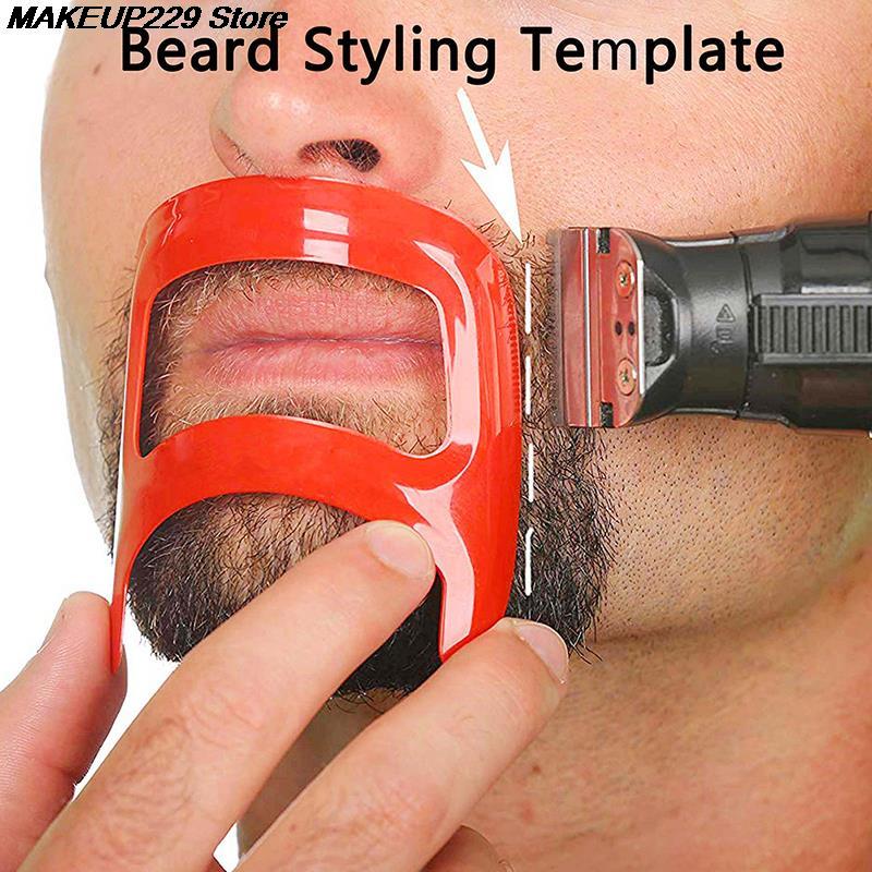 moustache barbe Style modèle outils pour hommes rasage façonnage modèle barbe Style peigne outil de soin