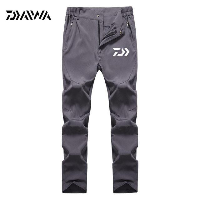 Daiwa Dawa Vissen Broek Zomer Outdoor Sneldrogende Elastische Mannen Vissen Kleding Waterdicht Ademend Klimmen Vissen Kleding: 32 / XL