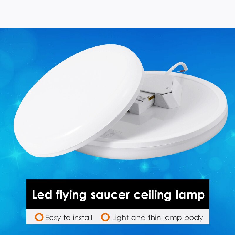 LED Ceiling Lights Ultra Thin UFO Ceiling Lamp 110V 220V Modern Light Fixture Surface Mounted For Living Room Bedroom