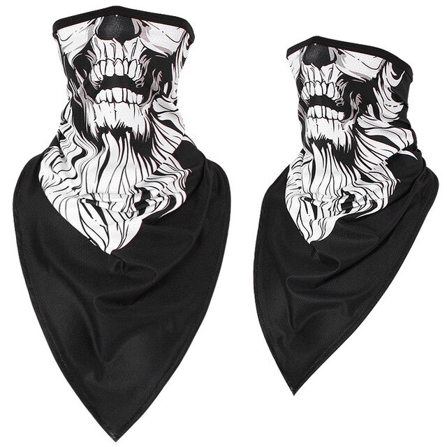 Balaclava Motorcycle Face Shield Breathable Face Mask Motorcycle Multifunctional Moto Half Mask Quick Drying Motor Sjaal: color19