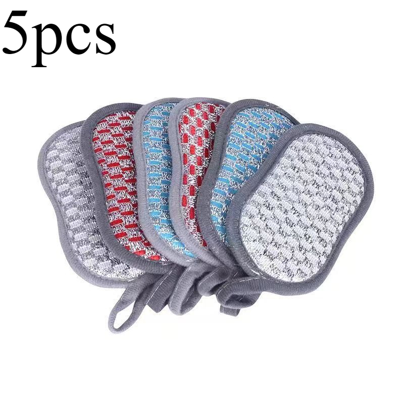 5/10/20PCS Reusable Washable Sponges Magic Sponge Eraser Kitchen Sponge Cleaning Product Gadgets Tools Kitchen Tools Accessories: Orange