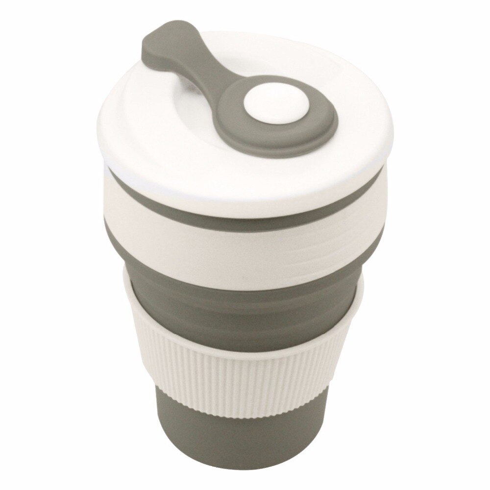 Portable Coffee Cup Mugs Travel Collapsible Silicone Cup Folding Water Cups BPA FREE Food Grade Drinking Ware Mug Tea Cups