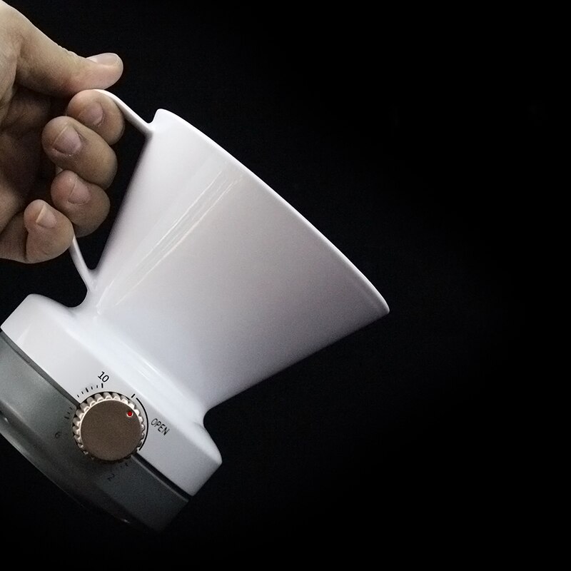1-4 Cups Coffee Dripper Bookable Time Coffee Drip Filter Cup Permanent Pour Over Coffee Maker Engine PP material