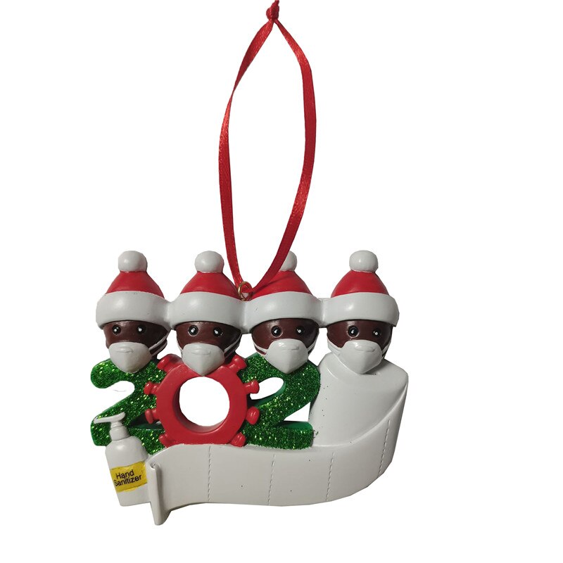 Decoraciones de de Navidad personalizadas de la familia de ornamento-adorno para árbol de Navidad único-recuerdo especial