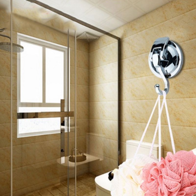 2 Stuks Tpu Traceless Hanger Zware Vacuüm Zuignap Haken Voor Thuis Badkamer