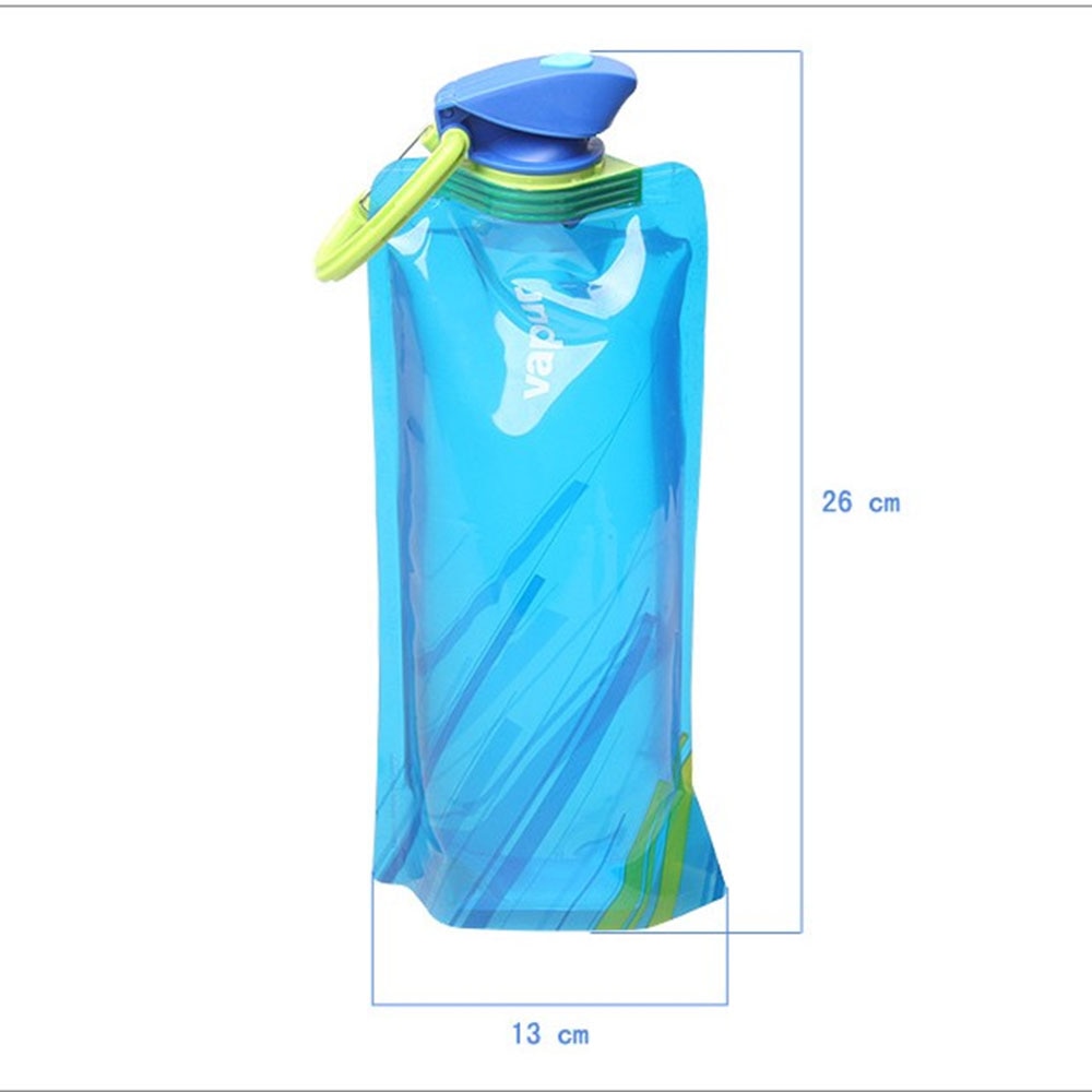 ISKYBOB 700mL Travel Opvouwbare Draagbare Opvouwbare Folding Water Fles Waterkoker Cup voor Reizen Accessoires
