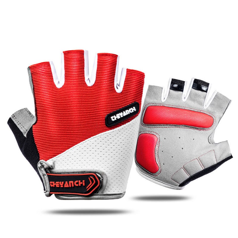 1 Paar Anti-Slip Mannen Vrouwen Gym Half Vinger Sport Fitness Oefening Training Pols Handschoenen Weerstand Gewichtheffen Handschoen