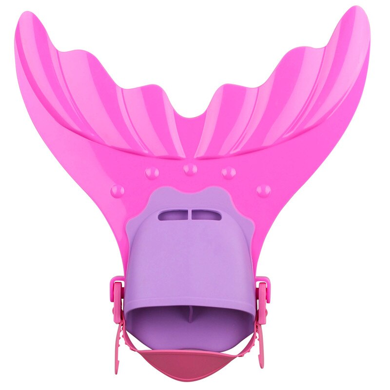 Nageoire de natation pour enfants, chaussons de sirène, pour plongée sous-marine, chaussures d'entraînement pour Sports aquatiques, WS004: Kids pink