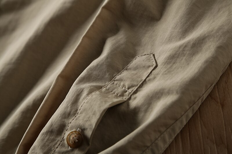 Chemise à manches longues et revers pour homme, nouvelle chemise américaine à séchage rapide, tissu imperméable d'extérieur, printemps et automne