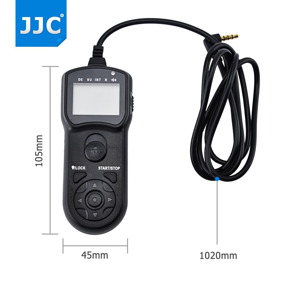 JJC Intervalometer Timer Remote Control Controller Shutter Release for Canon EOS R5 R6 850D 750D 700D 90D 80D 70D 5D Mark II III