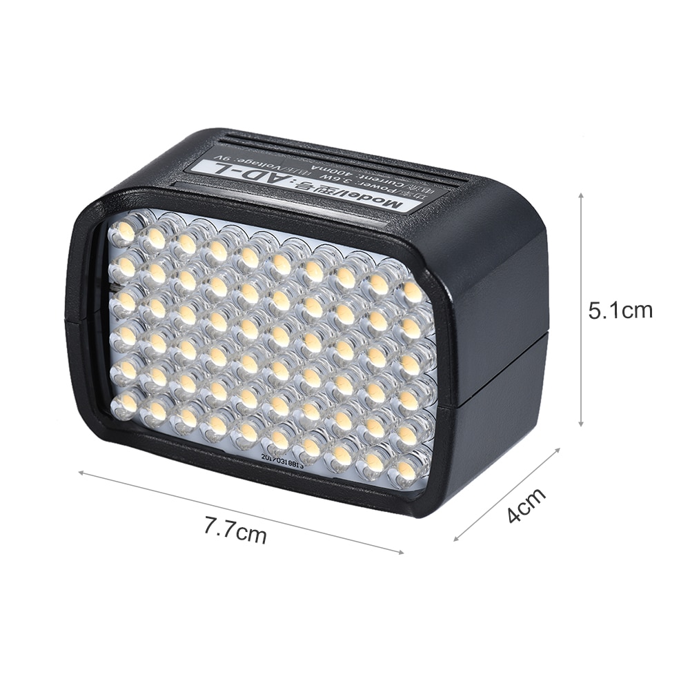 Godox AD-L outdoor flash portable pocket light flash AD200 Light Head Dedicated 60PCS LED Lamp for AD200