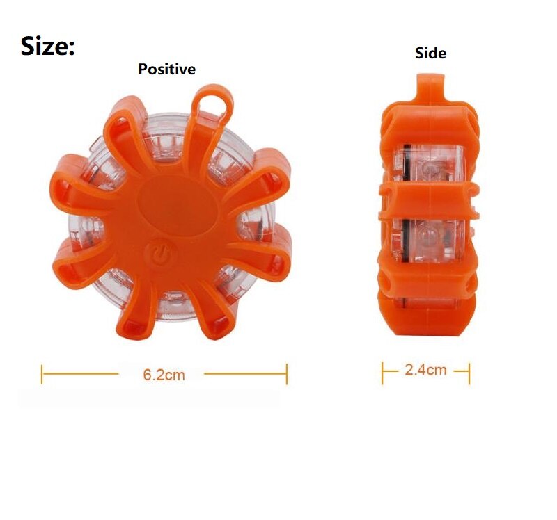Forte LED magnétique feux de voiture de secours feux de signalisation routière avertissement veilleuses route disque balise Police route lumière Led