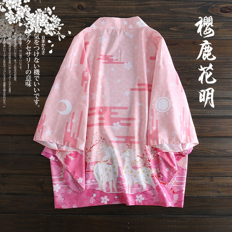 Japanse Jurk Kimono Feminino Vest Kimono Blusas Mujer De Moda Japanse Streetwear Cosplay Gevoel Kleding Riem