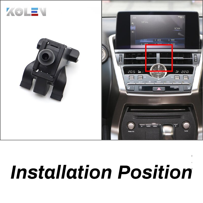 Car Mobile Phone Holder For Lexus NX200 NX200T NX300 NX300H Gravity GPS Stand Special Navigation Bracket
