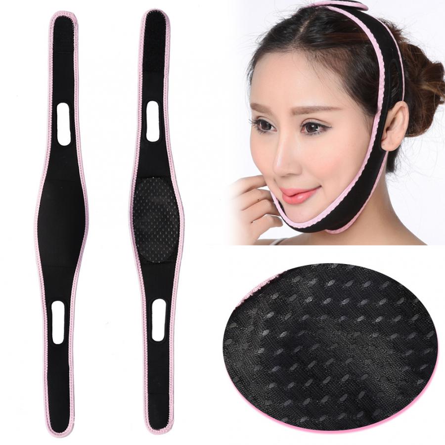 Sova ansiktslyft mask massage shaper ansikts bantning haka hals lyft upp bandage korrigering bälte ansiktsformare bandage ansiktskorrigerare