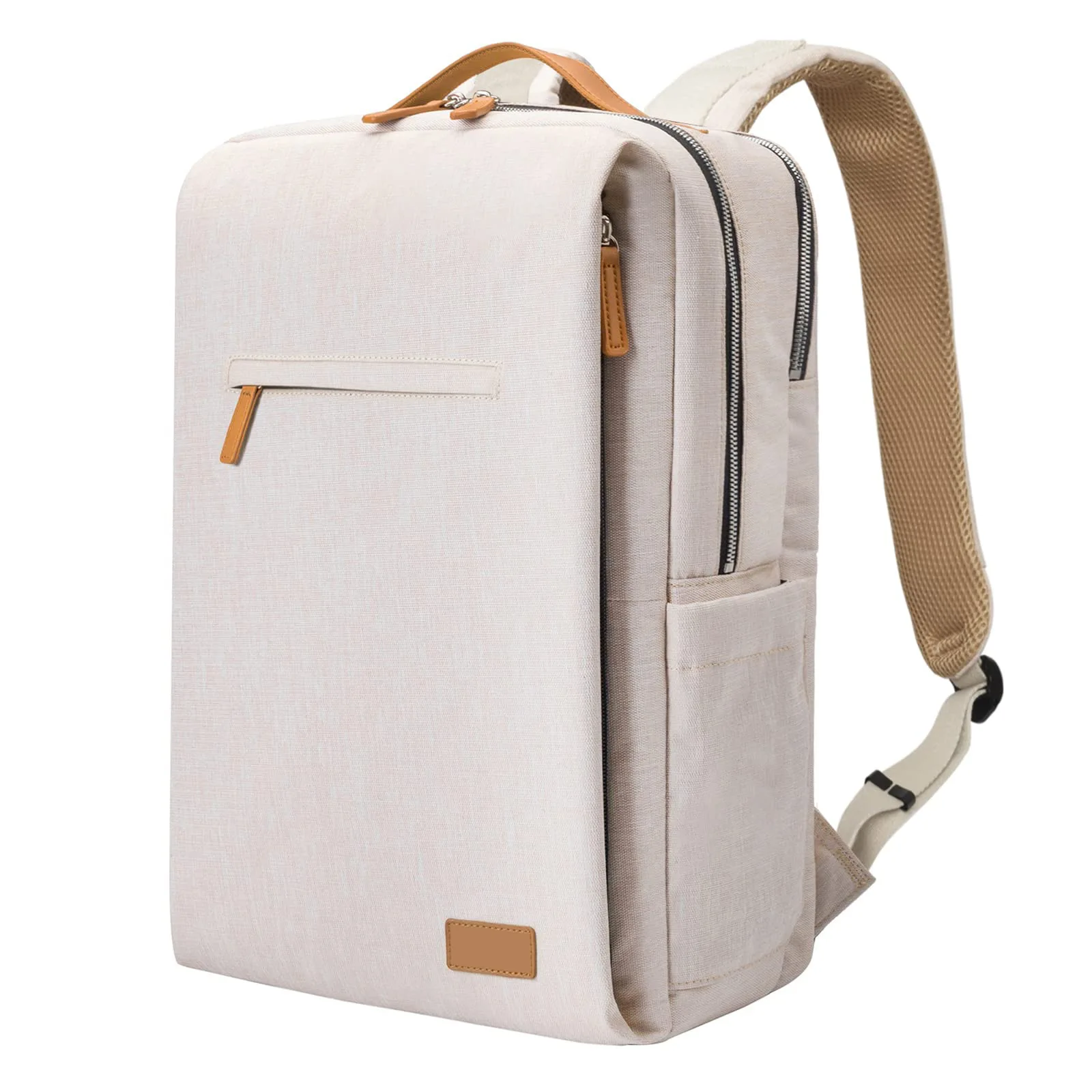 Multifunctional Travel Backpack Woman Airplane Bag Air Women's Notebook Bags For Women USB Charging Lightweight Laptop Bagpacks: Beige