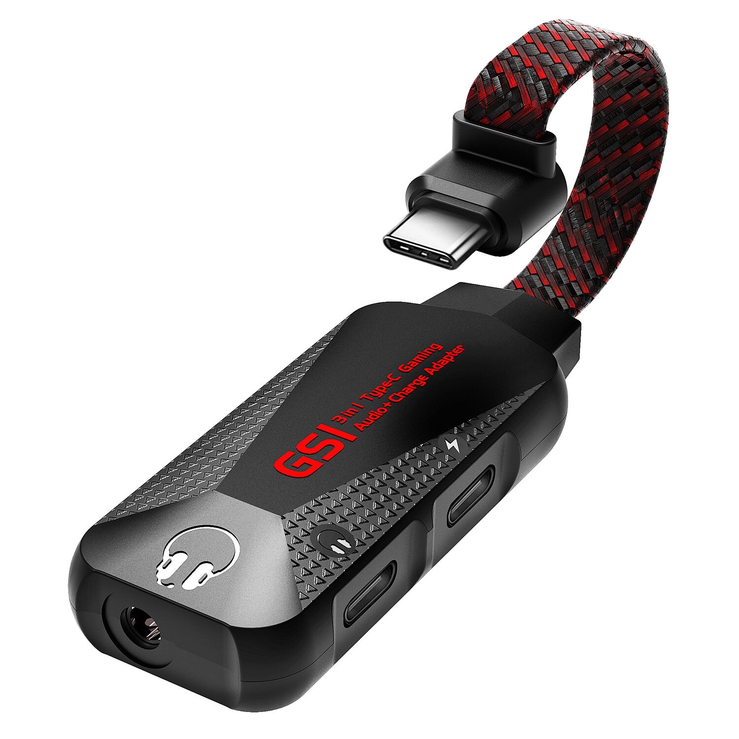 PLEXTONE GS1 3in1 Adapter Type-C to Audio Jack 3.5mm Fast Charging: Default Title
