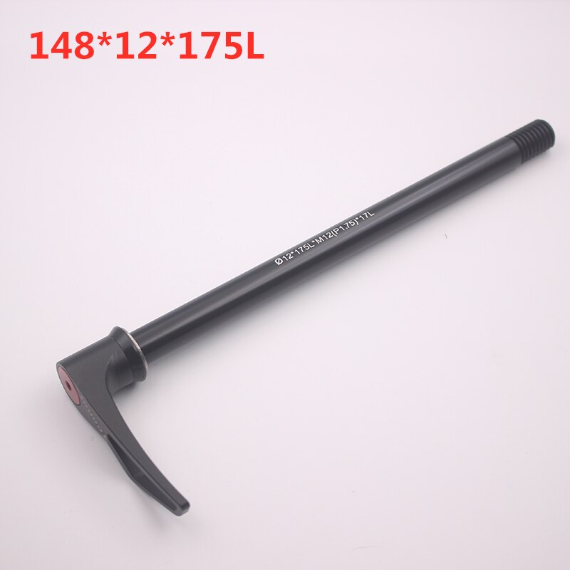 -sælger mountainbike aluminium thru aixs bagnav quick release stang 142/148*12mm roterende lås cylinder aksel  qr 175mm længde: 148 x 12 x 175l