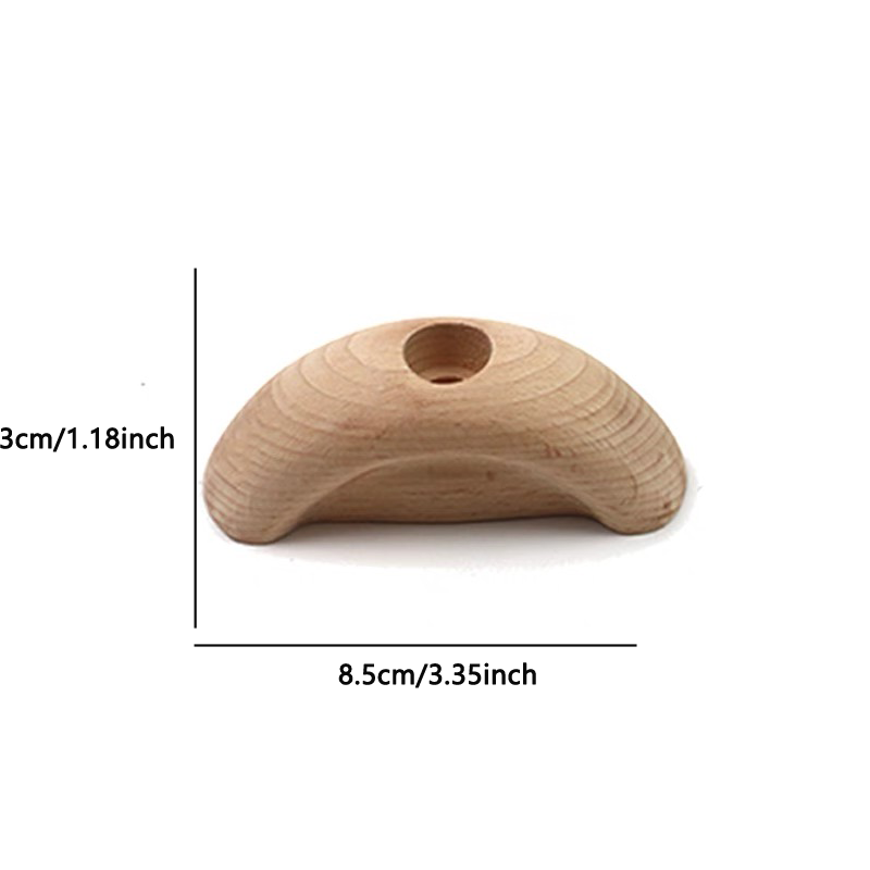 Klätterpunkt i trä, klätterträning, klättergrepp, klippvägg, klättergrepp för barn och gym, olika skruvbara klätterhängbrädor: Ljusgul