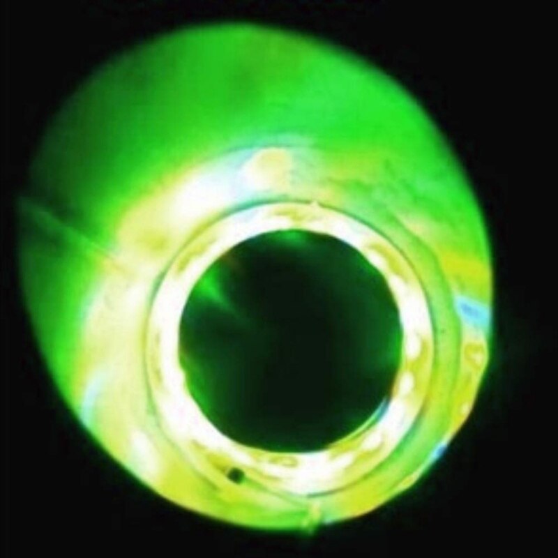 Motorcycle LED Light Red Motorbike Exhaust Pipe Lamp Warning Firing Indicators Scooter Refit Torching Thermostability Light