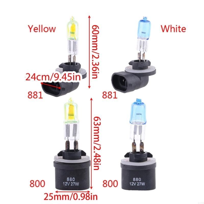 2025 Neues Auto -Auto -Styling -Lichtlampenlampen 880/881 12V 27W Halogen -Glühbirne für Scheinwerfer Energie sparen LED -Lampe