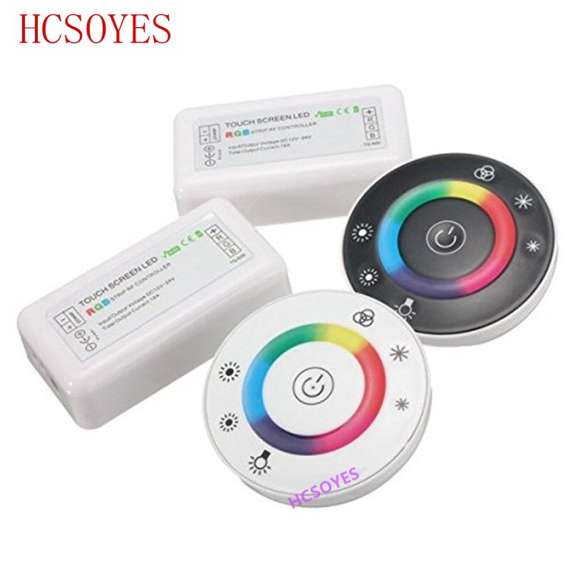 18A 7 Keys RF Remote controller LED Touch Round RG... – Grandado