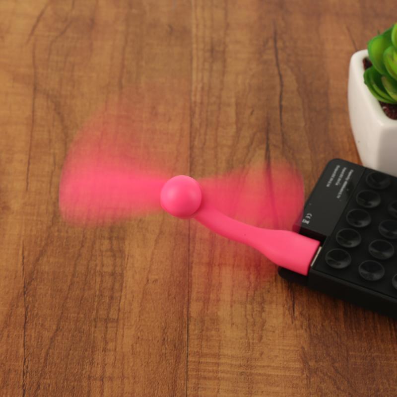Mini Cute Portable Flexible Mini USB Fan Bendable Removable USB Gadgets Low Power For Powerbank For PC For Laptop For OTG