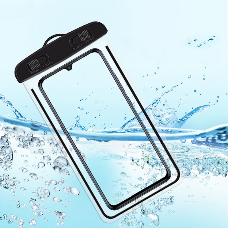 Wasserdichte praktisch fallen Für iPhone 7 6 X Xiaomi Samsung S9 S8 Klar PVC Versiegelt Unterwasser praktisch Clever-Telefon trocken Beutel Abdeckung