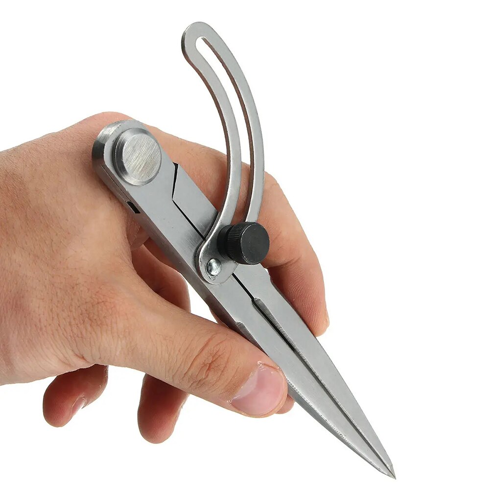 DIY Wing Divider Leather Craft Sewing Tool Rotating Scratch Leathercraft Furniture Compasses Woodworker Circle Drawing Hand Tool
