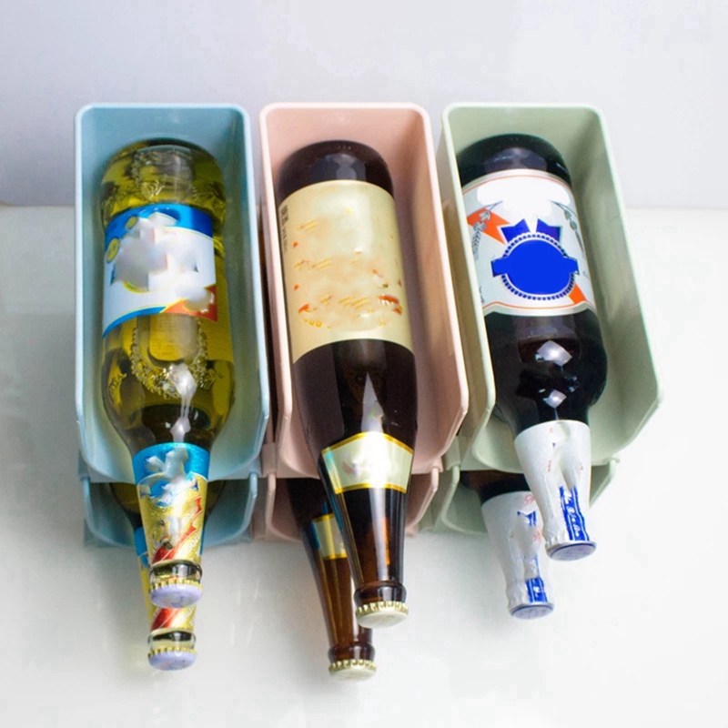 Beer Rack Stackable Holder Layers Beverage Organizer Wine Shelf Kitchen Arrangement Accessories Bottle Storage