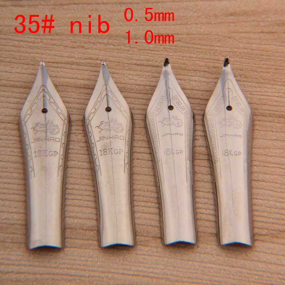 2pc jinhao X750 159 pen 0.5mm 1.0 mm Fountain Pen nib standard size 35 nib