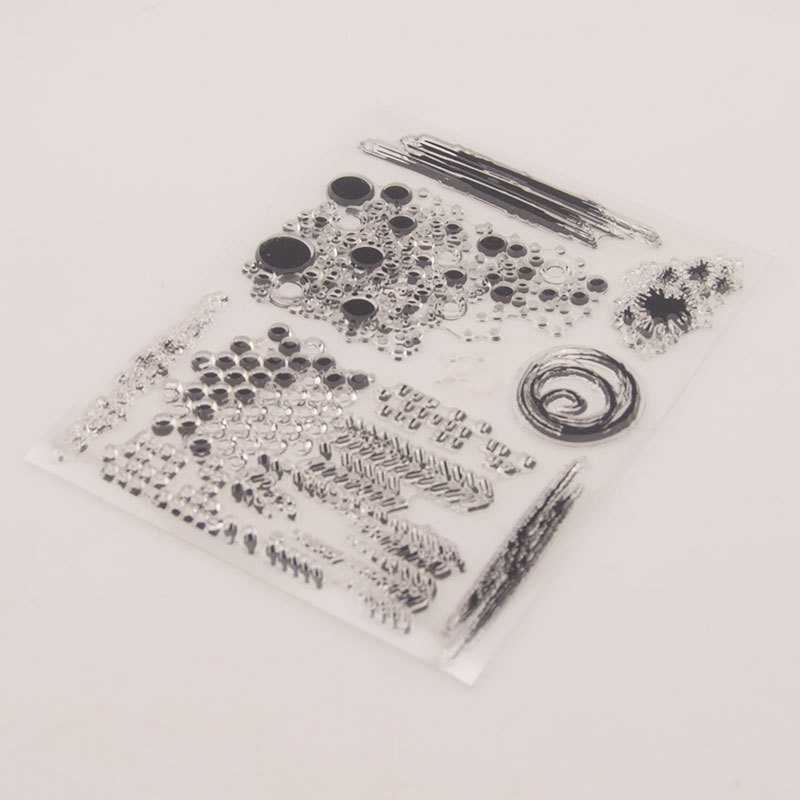 Textures Transparent Clear Silicone Stamp/Seal for DIY Scrapbooking/Photo Album Card Making Stamps