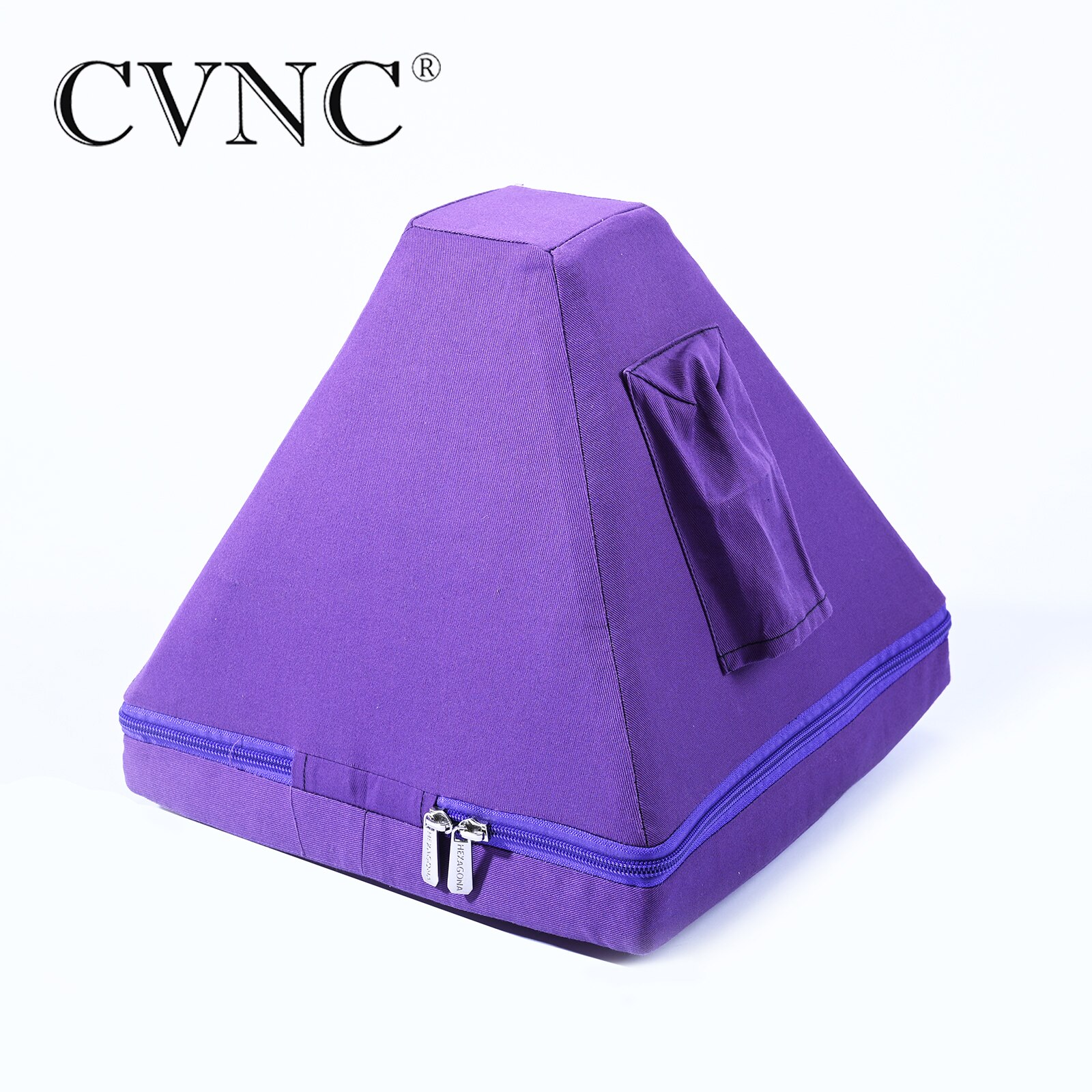 CVNC 12 Inch Heavy Duty Canvas Carrier Bag for 12" Crystal Singing Pyramid-Purple