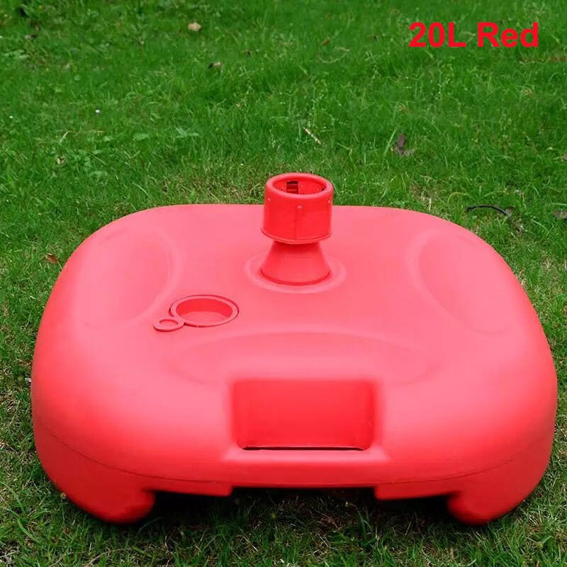 Outdoor fishing camping sunshade umbrella stand water sand fill plastic umbrellas support tripot quad steel structure: water tank support 4