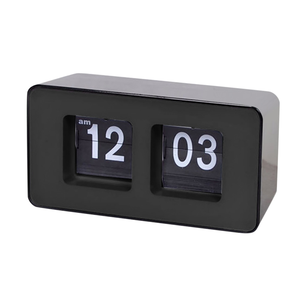 Auto Flip Clock Plastic 12 Hour Mode Modern Flip Digital Clock for Home Desktop Decor Alarm Clocks для дома